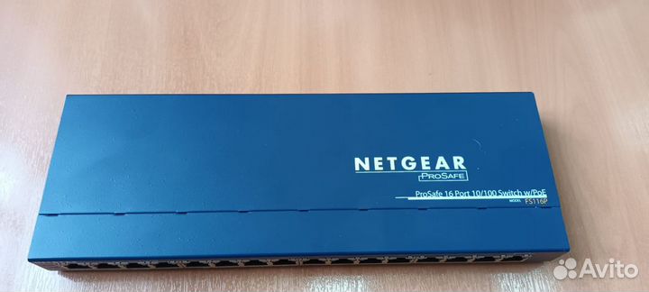 POE коммутатор 16 портов netgear FS116P