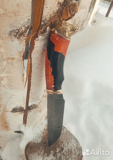 Нож Дамаск ручной работы