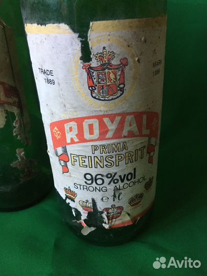 Бутылка спирт Royal