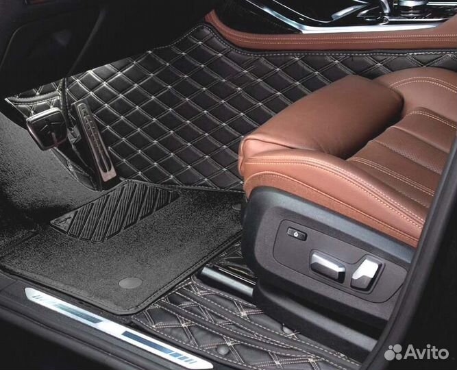 3D Коврики BMW 7 серии из Экокожи