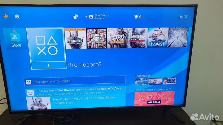 Sony PS4+6 игр,на гарантии