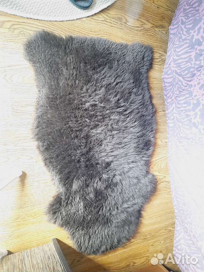 Овечья шкура skold темно коричневая