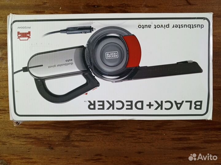 Автомобильный пылесос black decker