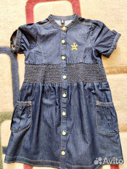 Фирменные одежда на девочку рост 140