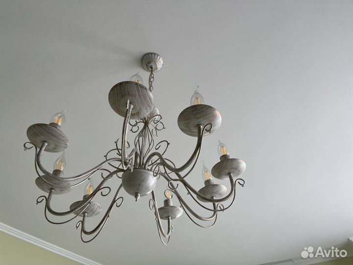 Подвески к люстре стеклянные прозрачные