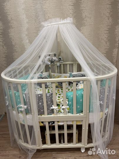 Детская кроватка трансформер 9 в 1