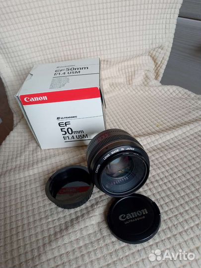 Объектив canon 50mm 1 4