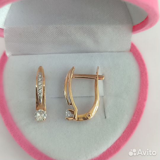 Серьги Золотые 585/2,000 Кп24(125219)
