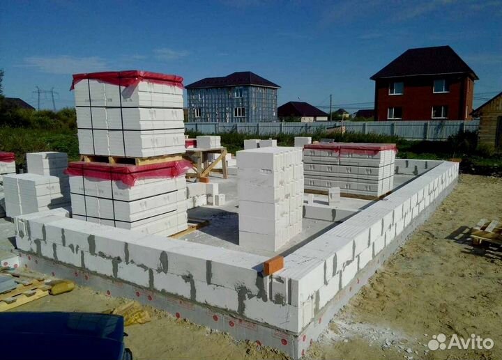 Газоблок с заводов Теплит, Сибит, Поревит, Инси