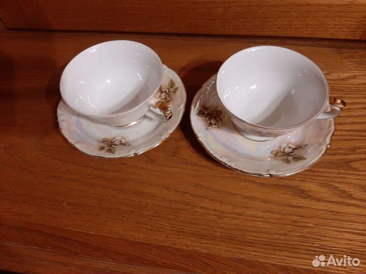 Кофейная пара костяной фарфор