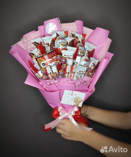 Съедобные букет. Подарок сладкоежке