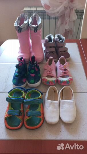 Детская обувь для девочек пакетом