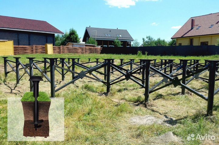 Винтовые сваи под ключ