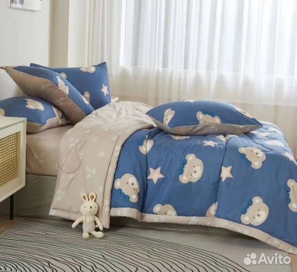 Детское постельное белье с одеялом новое