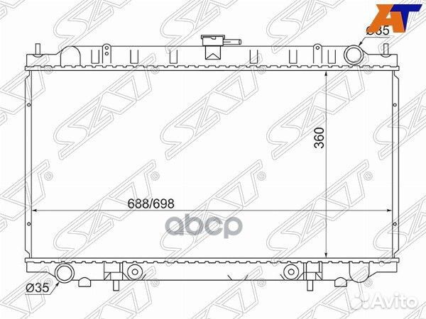 Радиатор Nissan AD 99-02 / Primera 95-02 / Sunny
