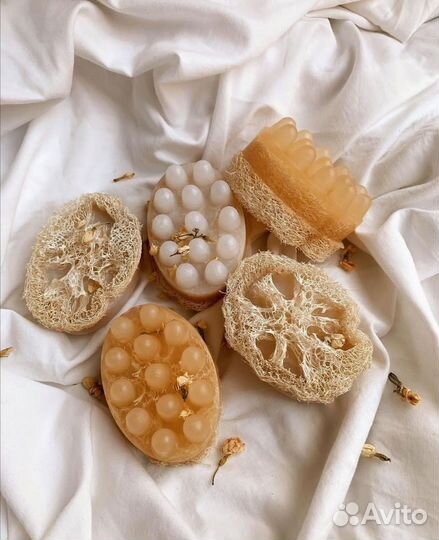 Массажное мыло с люфой