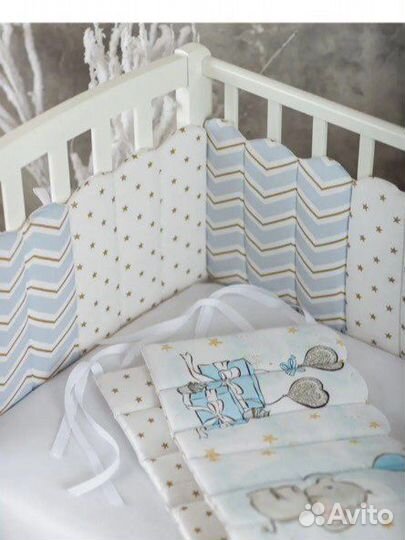 Бортики на детскую кроватку