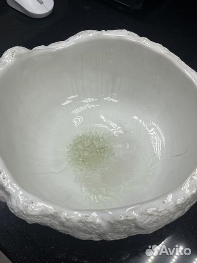 Салатник белый новый