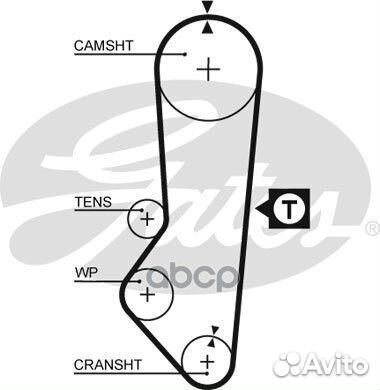 Ремень зубчатый 5357XS 97 x 21.6 (8597-15357) 5