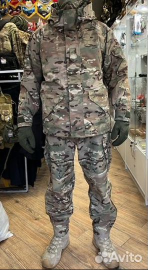 Костюм зимний, флис, Мультикам, Мох