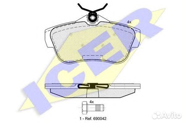 Задние тормозные колодки