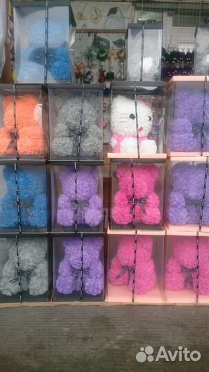 Мишки из Роз. Доставка