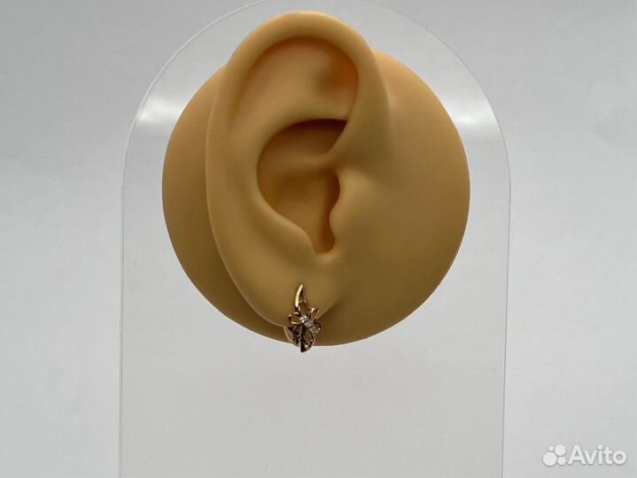 Золотые серьги 585 пробы