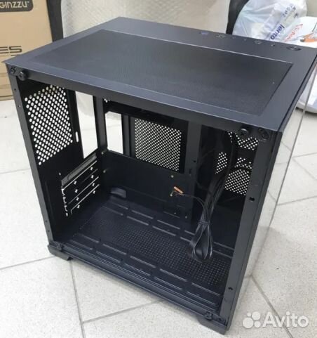 Корпус для пк Ginzzu V300 mATX кубик. Новый