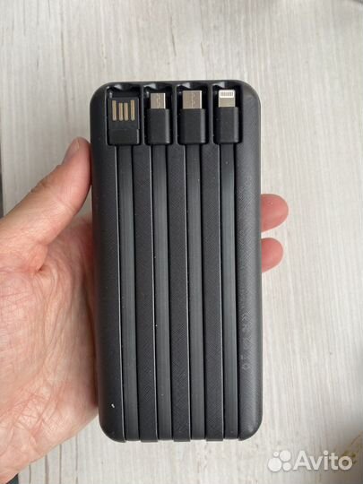 Power bank 20000 mah с беспроводной зарядкой