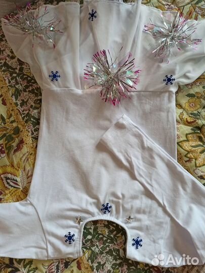 Гимнастический купальник с юбочкой