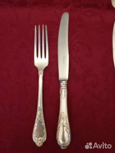 Набор столовых приборов СССР 12 предметов