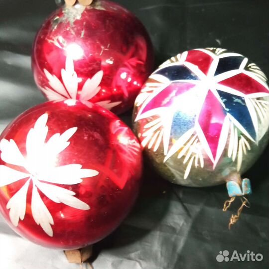 Елочные игрушки СССР маски