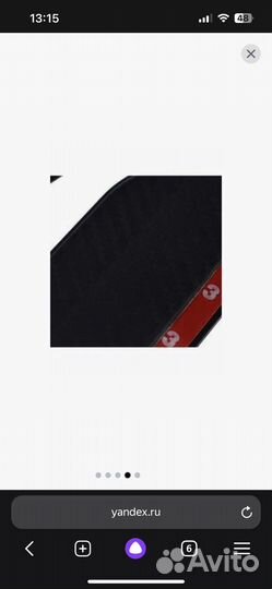 Козырек на зеркало заднего вида