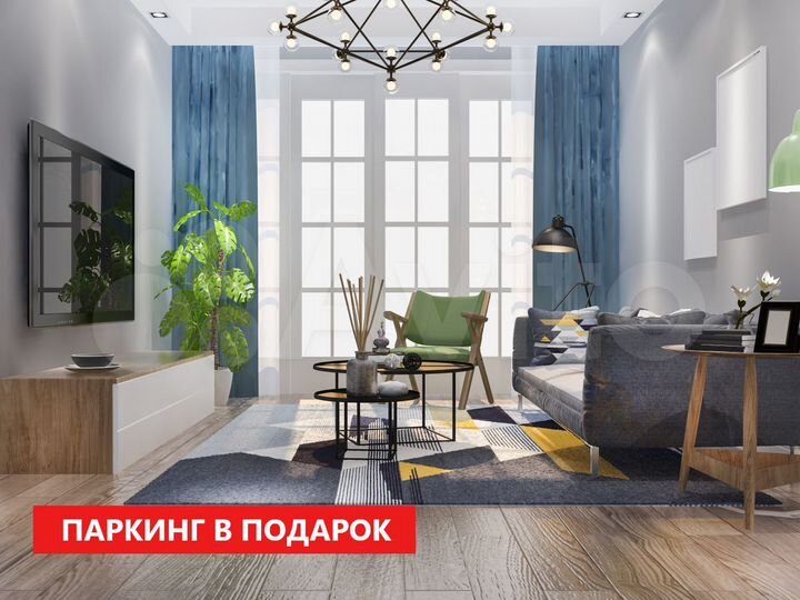 2-к. квартира, 56,9 м², 5/16 эт.