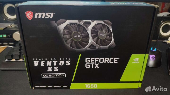 Видеокарта gtx 1660 oc 4gb ventus xs