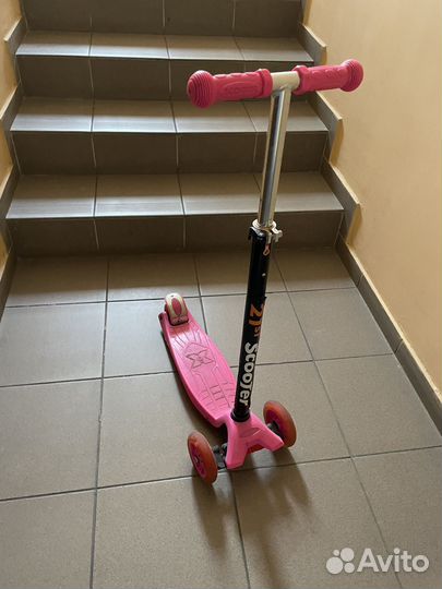 Самокат 21st Scooter розовый