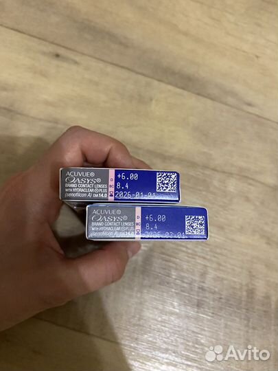 Линзы контактные acuvue