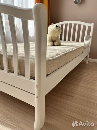 Детская кровать от 3 лет с ортопедическим матрасом