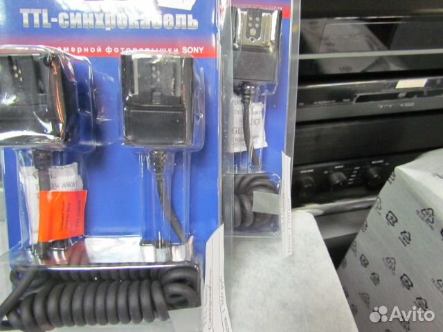 TTL синхрокабель для камеры и вспышки Sony