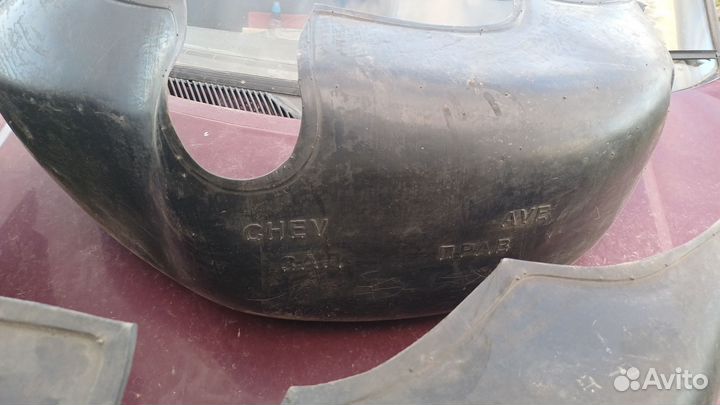 Подкрылки, локеры защита на шевролет авео