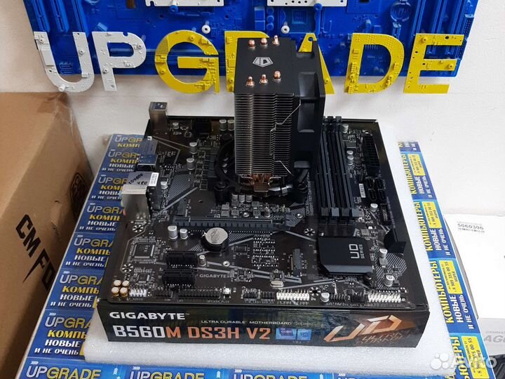 Core i5 10400F + Gigabyte B560M-DS3H + IDCooling