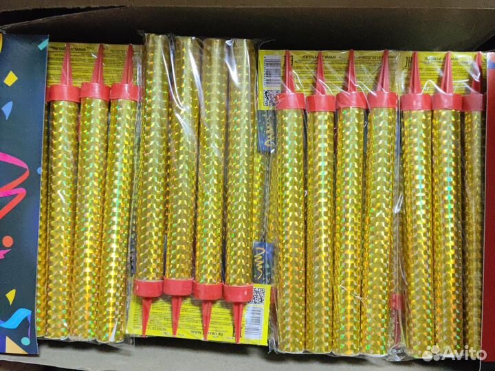 Свечи для торта 40 сек, фонтан