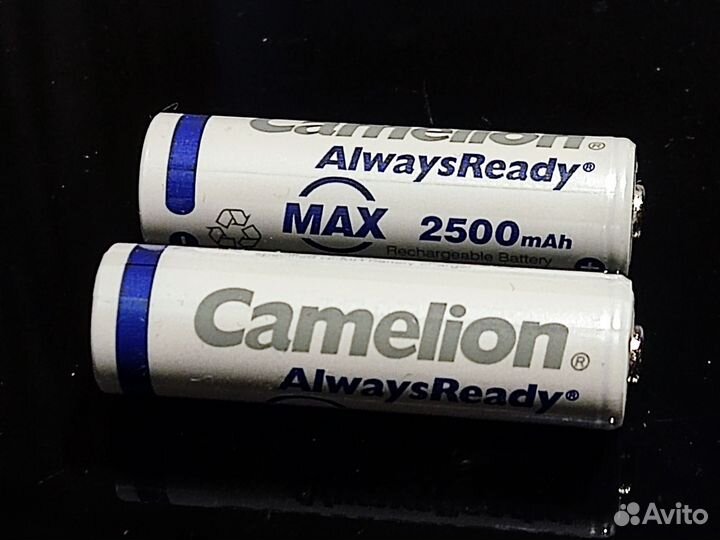 Два аккумулятора AA Camelion 2500mAh 1,2V