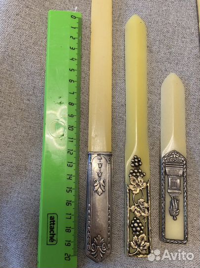 Нож для писем и бумаг СССР Серебро 875 пр 1954 г