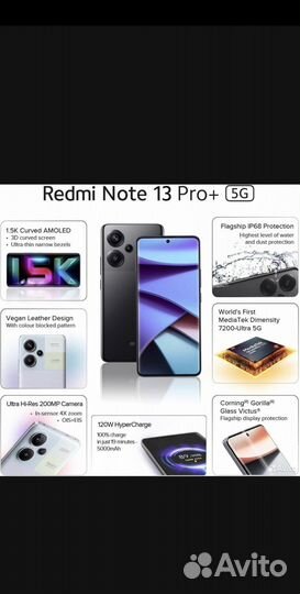 Xiaomi Redmi Note 13 Pro+, 12/512 ГБ