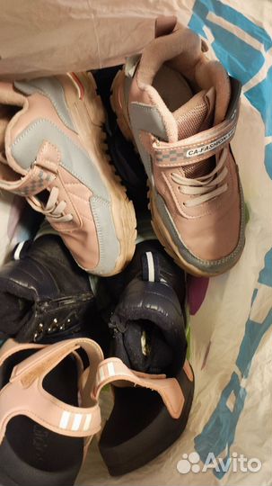 Детская обувь пакетом. 30рр. Бу. +формочки