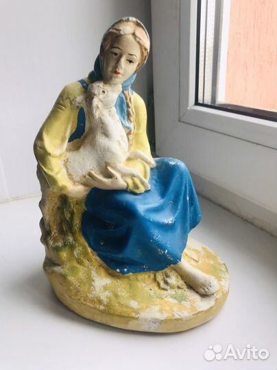 Статуэтка Аленушка с козленком СССР