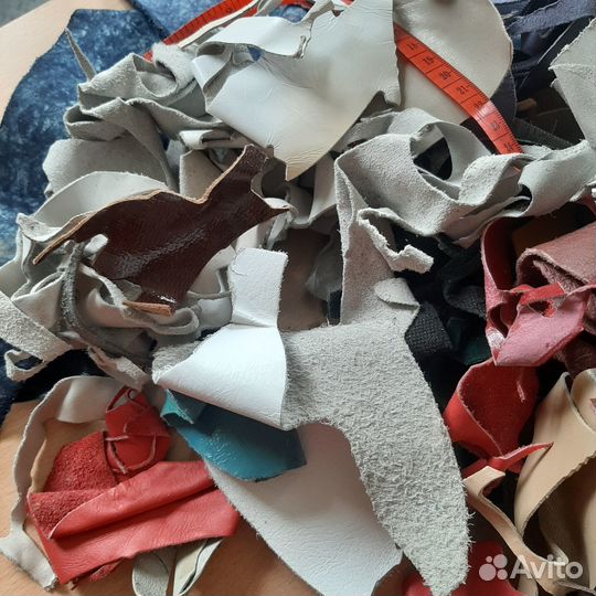 Обрезки натуральной кожи