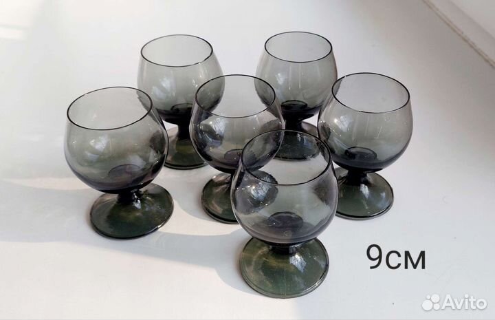 Рюмки для крепких напитков 1980-х и СССР