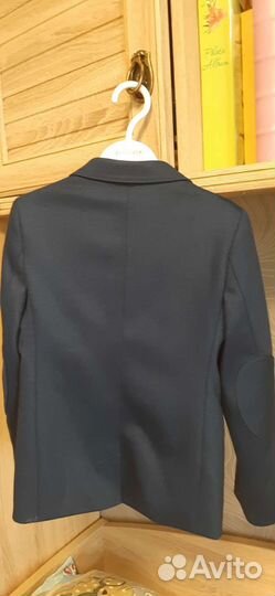 Школьный костюм для мальчика синий 128